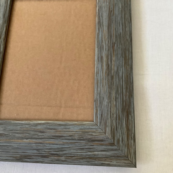 Wooden Table Top Frame 5x7 Blue Grey - Picture 9 of 10